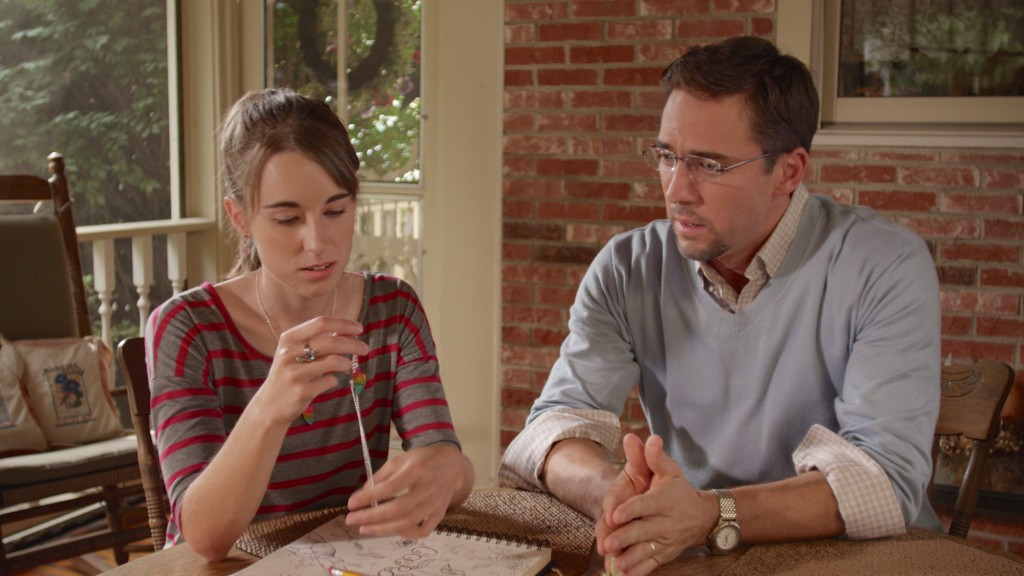 Cara with dad