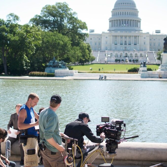 On set in DC